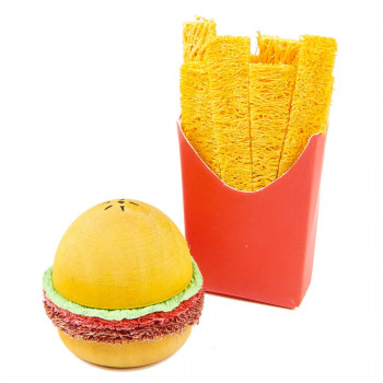 Burger and Fries Chew toys